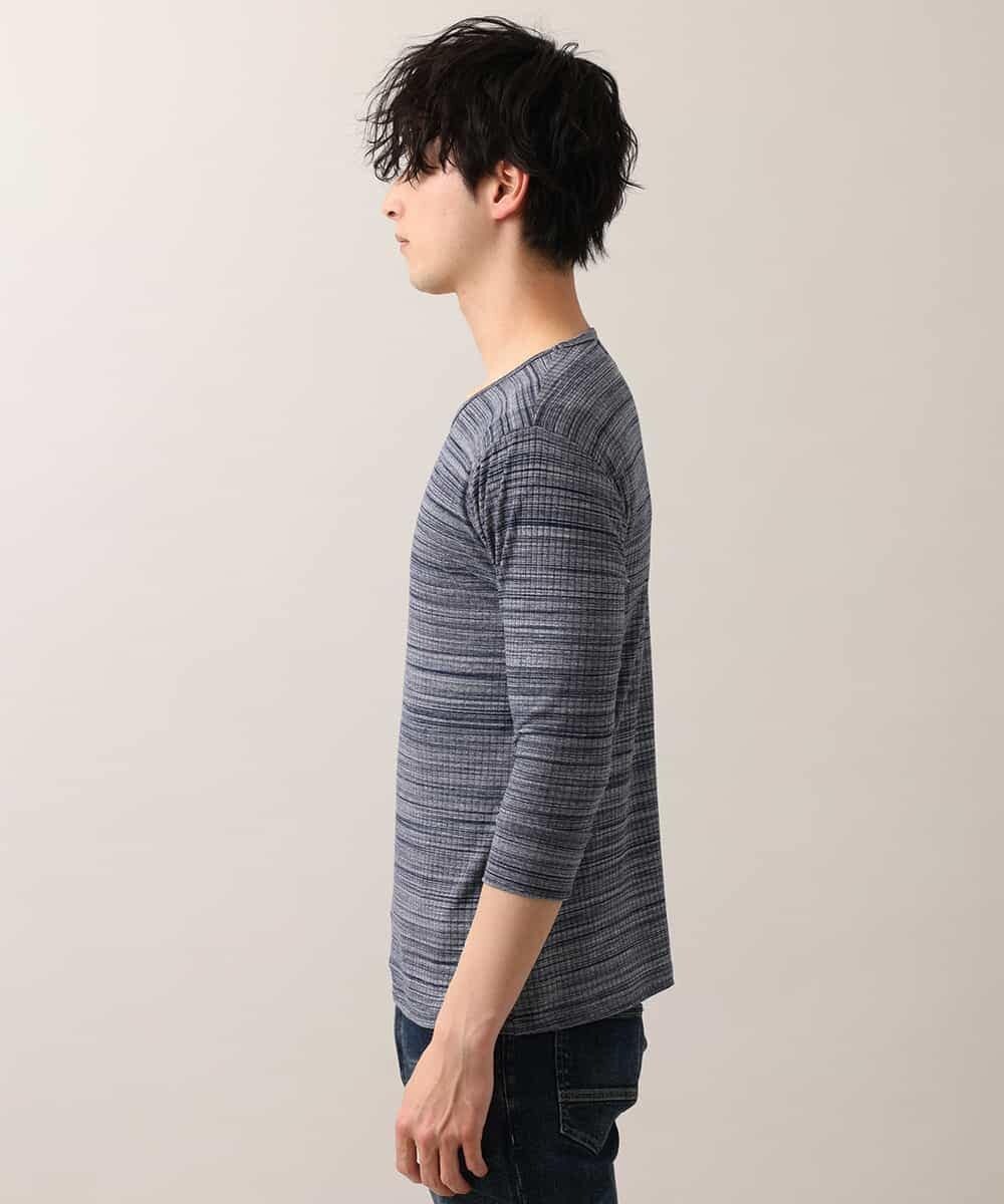 MKKFO23069 MK MICHEL KLEIN HOMME(MKミッシェルクランオム) TRテレコカットソー ネイビー(57)