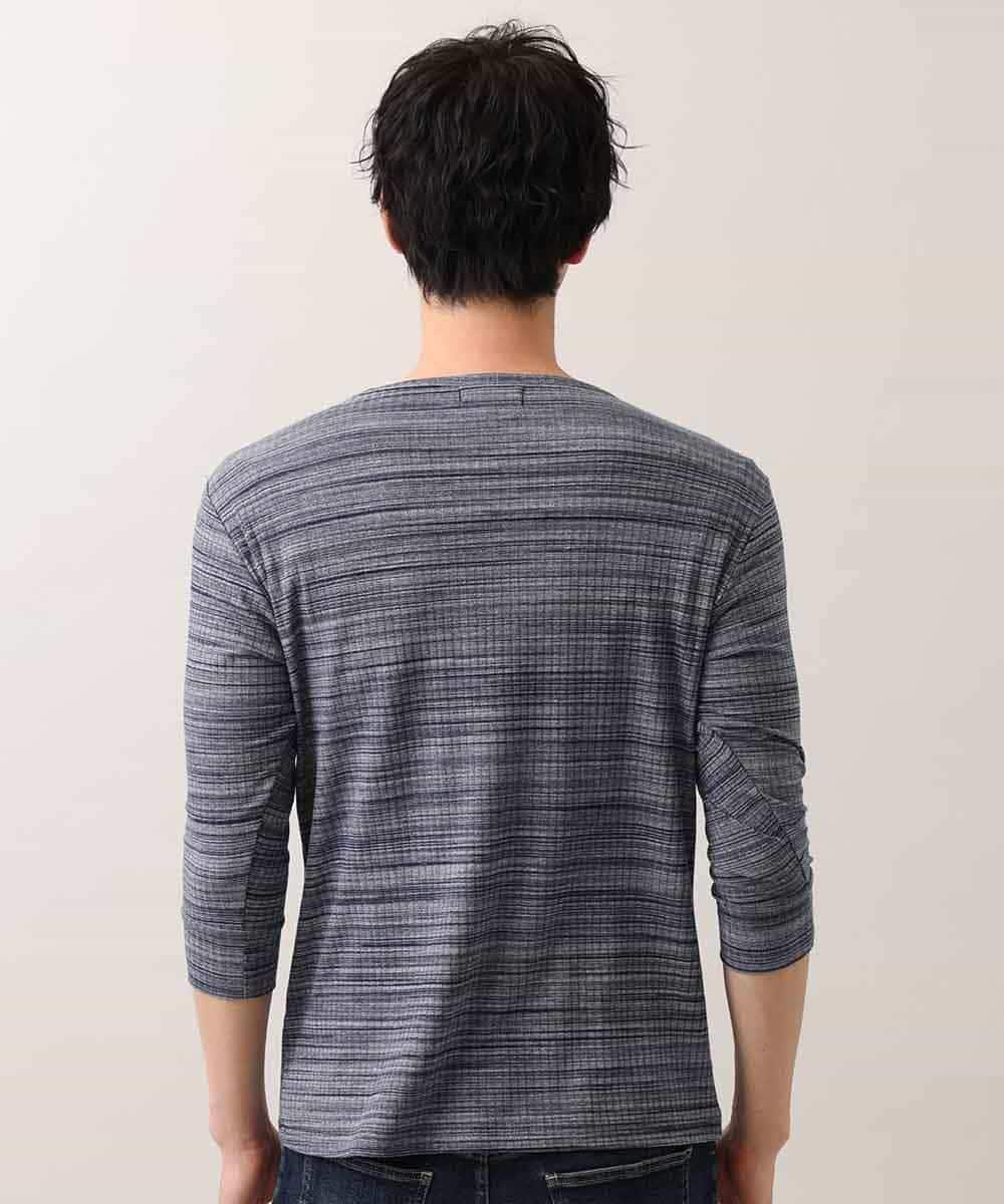 MKKFO23069 MK MICHEL KLEIN HOMME(MKミッシェルクランオム) TRテレコカットソー ネイビー(57)