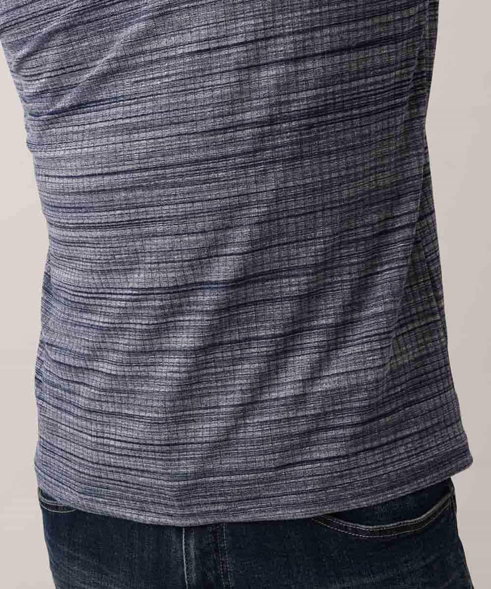 MKKFO23069 MK MICHEL KLEIN HOMME(MKミッシェルクランオム) TRテレコカットソー ネイビー(57)