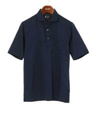 MKKGA52120 MK MICHEL KLEIN HOMME(MKミッシェルクランオム) ポロシャツ / ドットエアー ネイビー