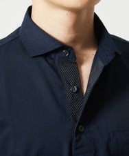 MKKGA52120 MK MICHEL KLEIN HOMME(MKミッシェルクランオム) ポロシャツ / ドットエアー ネイビー