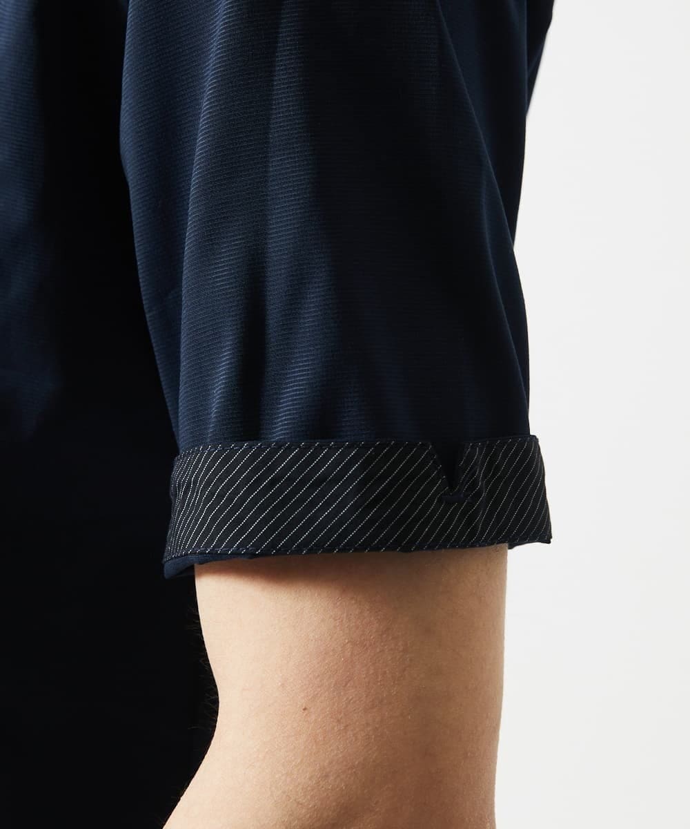 MKKGA52120 MK MICHEL KLEIN HOMME(MKミッシェルクランオム) ポロシャツ / ドットエアー ネイビー