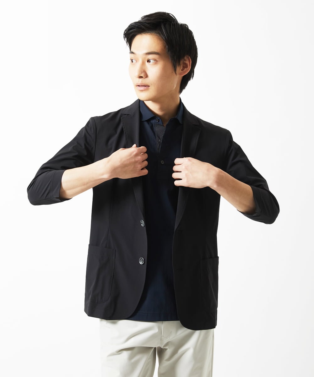 MKKGA52120 MK MICHEL KLEIN HOMME(MKミッシェルクランオム) ポロシャツ / ドットエアー ネイビー