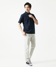 MKKGA52120 MK MICHEL KLEIN HOMME(MKミッシェルクランオム) ポロシャツ / ドットエアー ネイビー