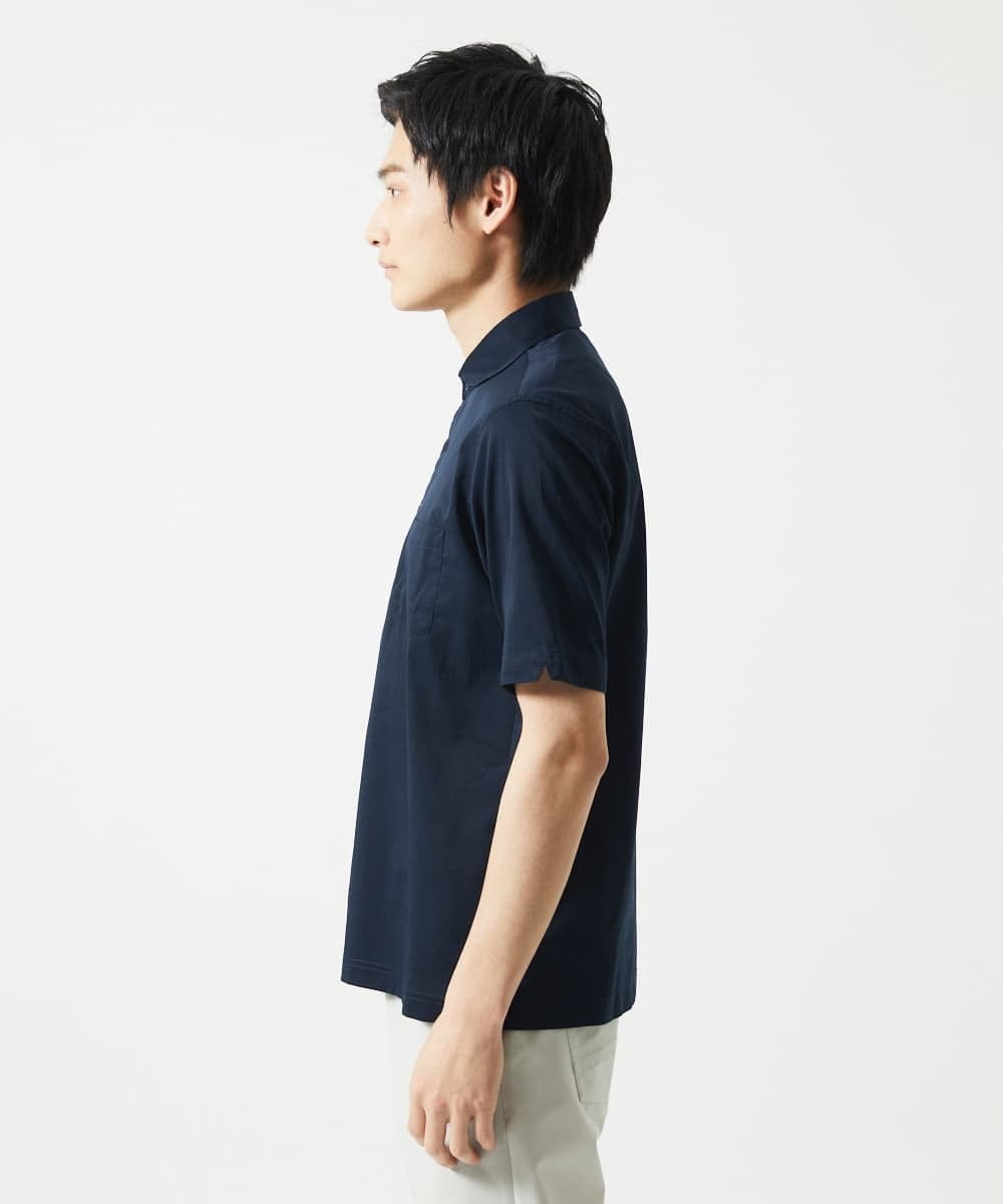 MKKGA52120 MK MICHEL KLEIN HOMME(MKミッシェルクランオム) ポロシャツ / ドットエアー ネイビー