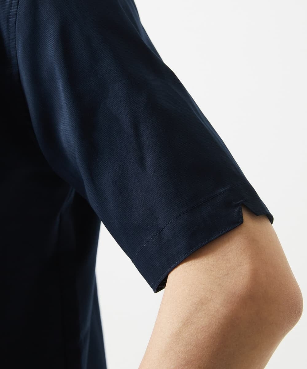 MKKGA52120 MK MICHEL KLEIN HOMME(MKミッシェルクランオム) ポロシャツ / ドットエアー ネイビー