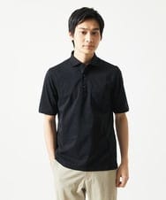 MKKGA52120 MK MICHEL KLEIN HOMME(MKミッシェルクランオム) ポロシャツ / ドットエアー ブラック