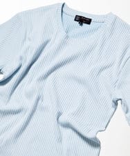 MKKGA54069 MK MICHEL KLEIN HOMME(MKミッシェルクランオム) Tシャツ / 2トーンプレーティング ライトブルー(50)