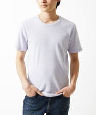 MKKGA54069 MK MICHEL KLEIN HOMME(MKミッシェルクランオム) Tシャツ / 2トーンプレーティング ラベンダー(60)
