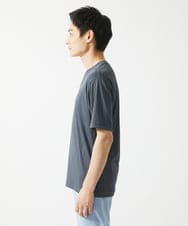 MKKGA65050 MK MICHEL KLEIN HOMME(MKミッシェルクランオム) Tシャツ / ランダムストライプテレコ ダークグレー
