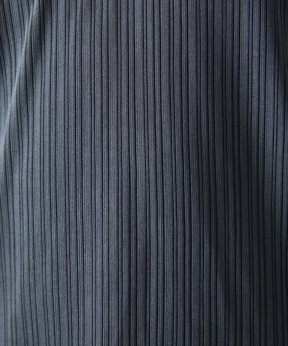 MKKGA65050 MK MICHEL KLEIN HOMME(MKミッシェルクランオム) Tシャツ / ランダムストライプテレコ ダークグレー