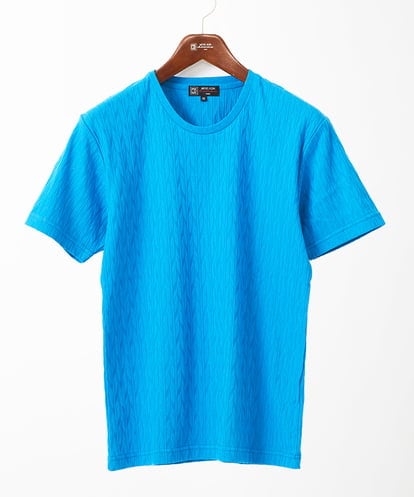 MKKGA71059 MK MICHEL KLEIN HOMME へリンボン クルーネックTシャツ