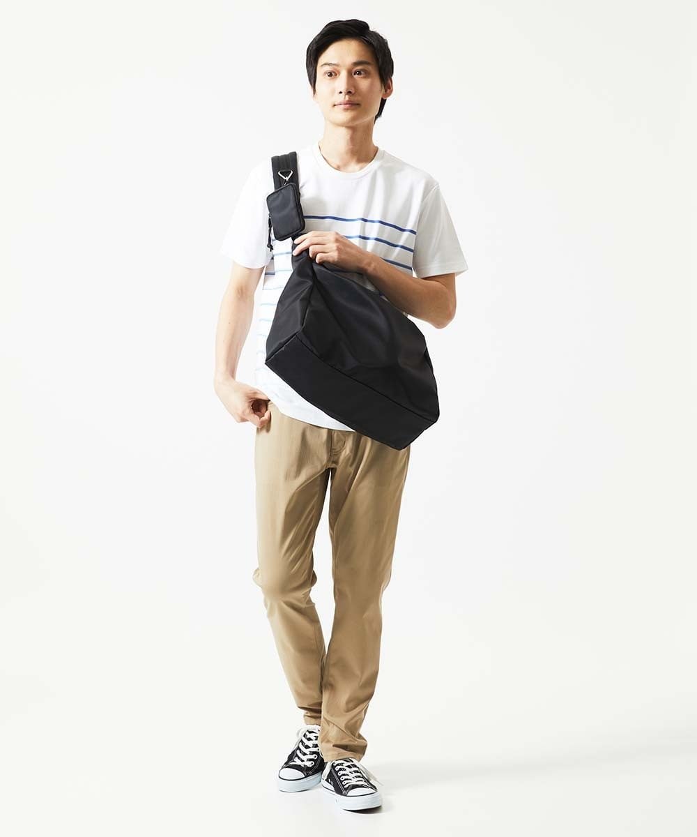 MKKGC08059 MK MICHEL KLEIN HOMME(MKミッシェルクランオム) Tシャツ / グラデーションマリンボーダー ブルー