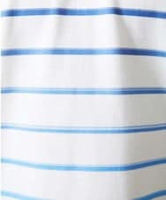 MKKGC08059 MK MICHEL KLEIN HOMME(MKミッシェルクランオム) Tシャツ / グラデーションマリンボーダー ブルー