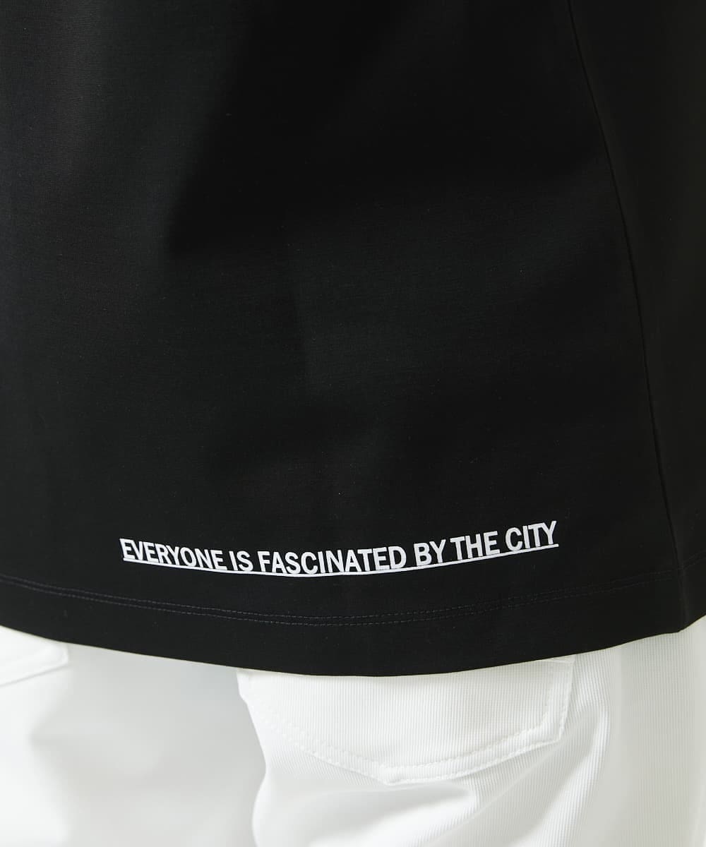 MKKGC09063 MK MICHEL KLEIN HOMME(MKミッシェルクランオム) プリントTシャツ / モノクロフォトグラフィック ブラック