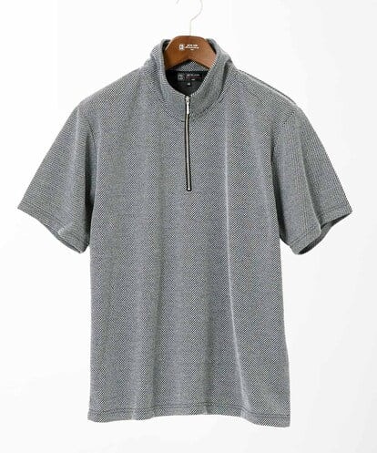 MKKGC09080 MK MICHEL KLEIN HOMME 【洗える】ハーフジップカットソー