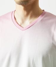 MKKGC14069 MK MICHEL KLEIN HOMME(MKミッシェルクランオム) グラデーションカットソー ピンク