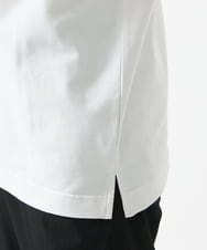 MKKGC21069 MK MICHEL KLEIN HOMME(MKミッシェルクランオム) 【洗える】アシメトリープリントカットソー ホワイト