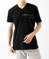 アシメトリープリントカットソー(カットソー・Tシャツ) | MK