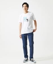 MKKGC27069 MK MICHEL KLEIN HOMME(MKミッシェルクランオム) 【カワイサトミ / コラボTシャツ】ドッグプリント ホワイト
