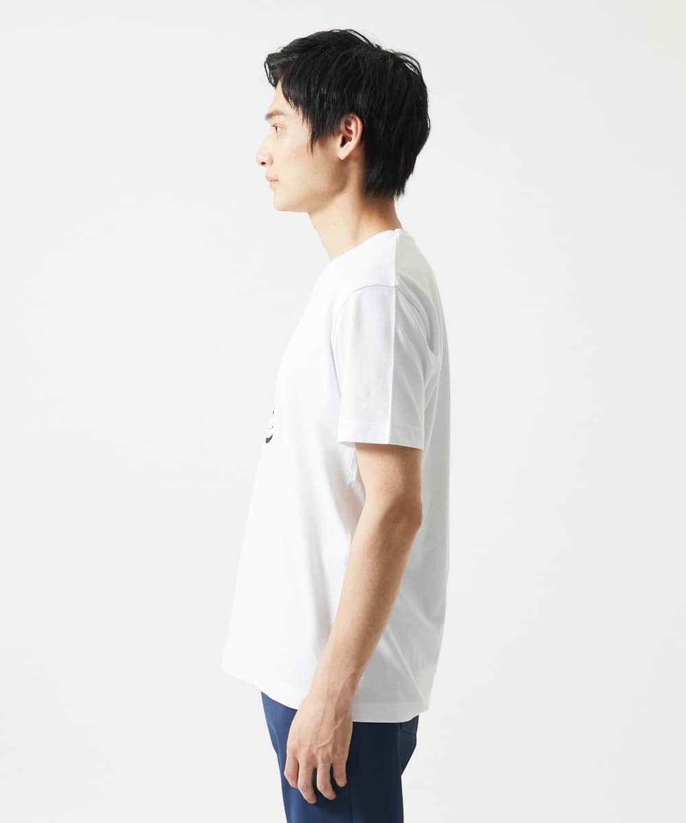 MKKGC27069 MK MICHEL KLEIN HOMME(MKミッシェルクランオム) 【カワイサトミ / コラボTシャツ】ドッグプリント ホワイト