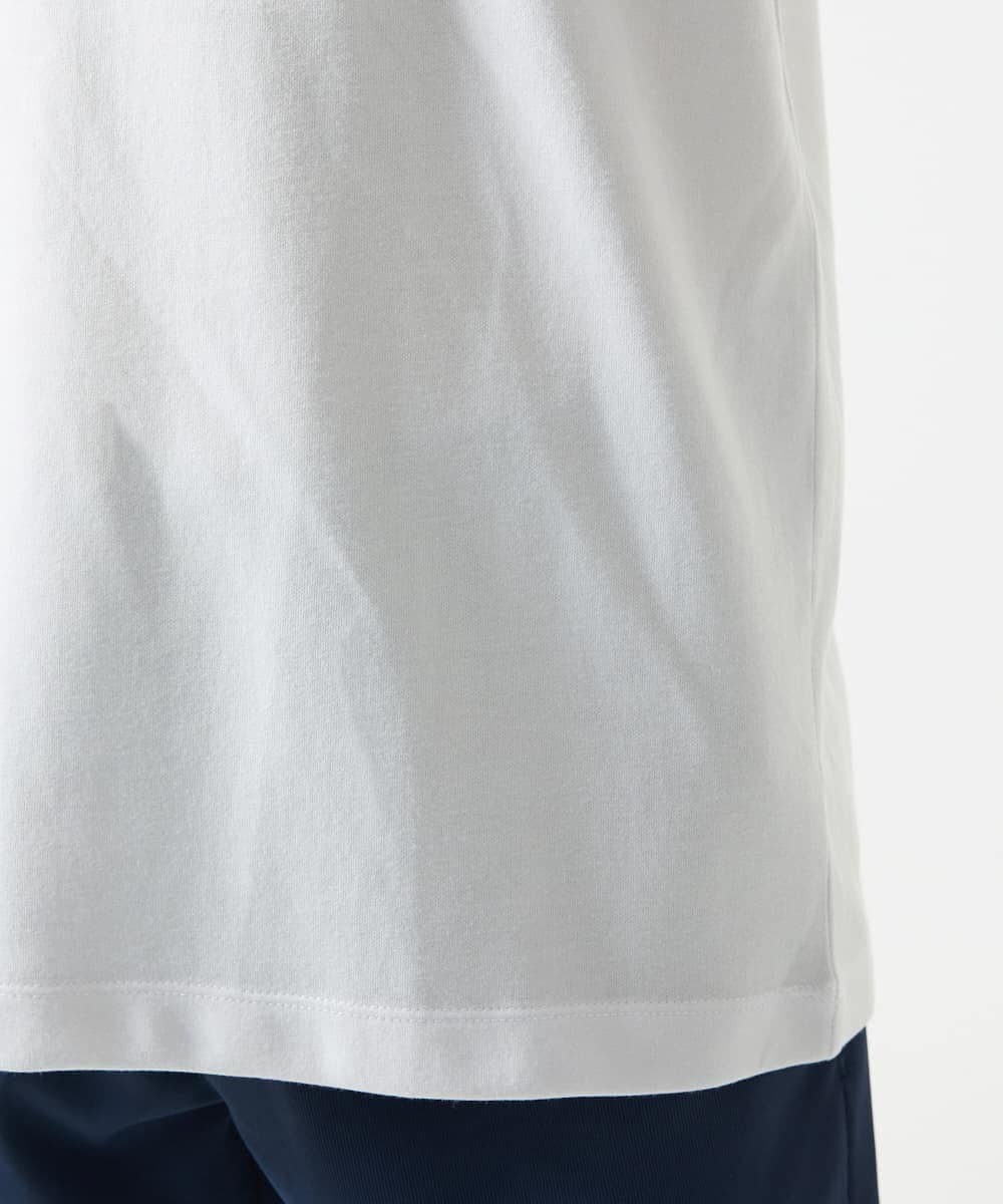 MKKGC27069 MK MICHEL KLEIN HOMME(MKミッシェルクランオム) 【カワイサトミ / コラボTシャツ】ドッグプリント ホワイト
