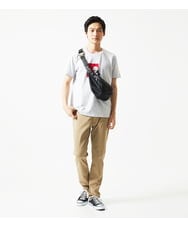 MKKGC27069 MK MICHEL KLEIN HOMME(MKミッシェルクランオム) 【カワイサトミ / コラボTシャツ】ビーグルドッグプリント ライトグレー