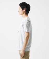 MKKGC27069 MK MICHEL KLEIN HOMME(MKミッシェルクランオム) 【カワイサトミ / コラボTシャツ】ドッグプリント ライトグレー