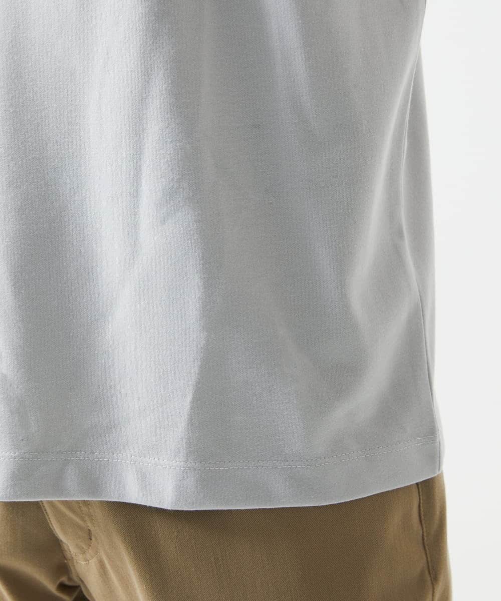 MKKGC27069 MK MICHEL KLEIN HOMME(MKミッシェルクランオム) 【カワイサトミ / コラボTシャツ】ドッグプリント ライトグレー