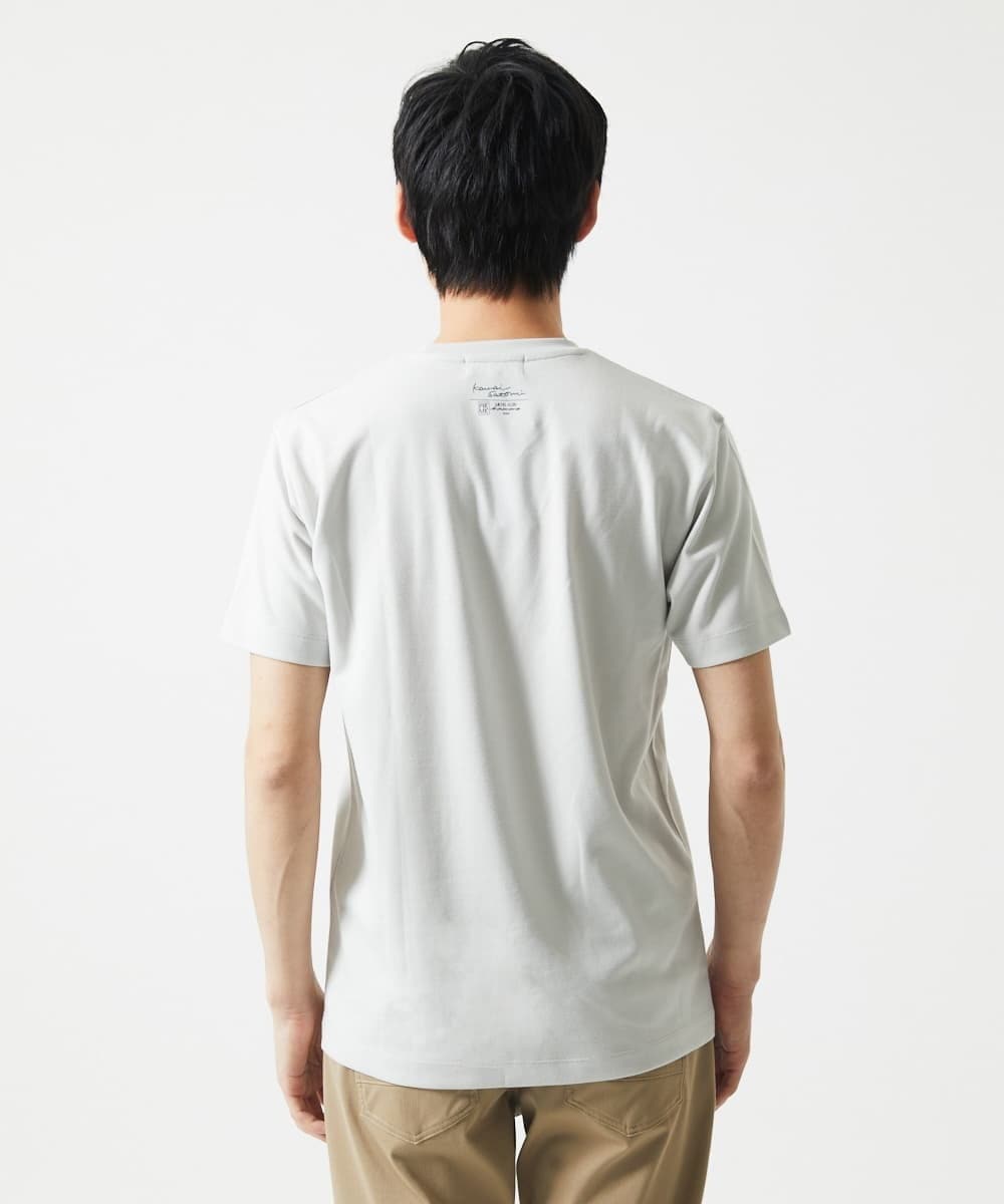 MKKGC28069 MK MICHEL KLEIN HOMME(MKミッシェルクランオム) 【カワイサトミ / コラボTシャツ】ANGRYプリント アイボリー