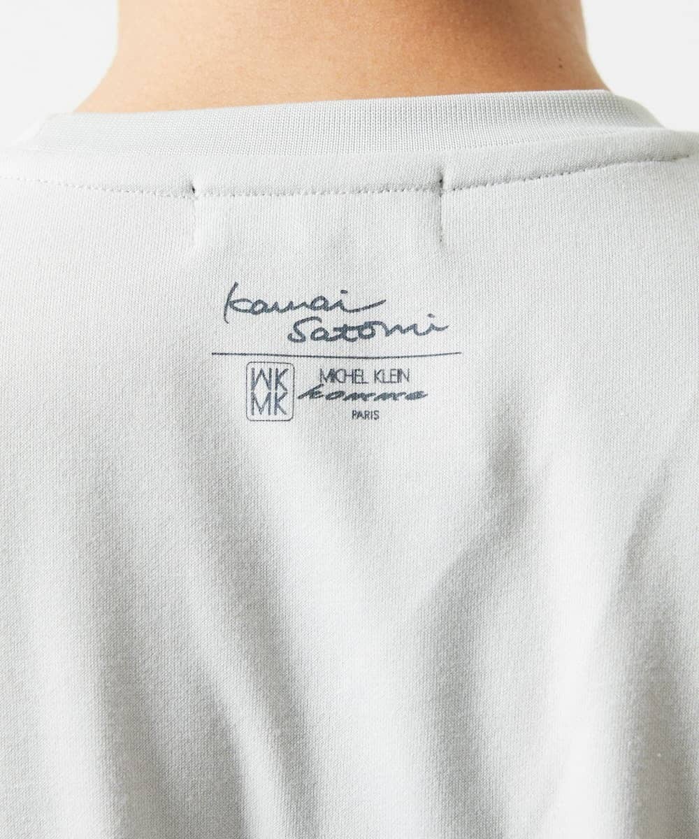 MKKGC28069 MK MICHEL KLEIN HOMME(MKミッシェルクランオム) 【カワイサトミ / コラボTシャツ】ANGRYプリント アイボリー