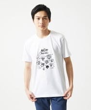 MKKGC28069 MK MICHEL KLEIN HOMME(MKミッシェルクランオム) 【カワイサトミ / コラボTシャツ】ANGRYプリント ホワイト