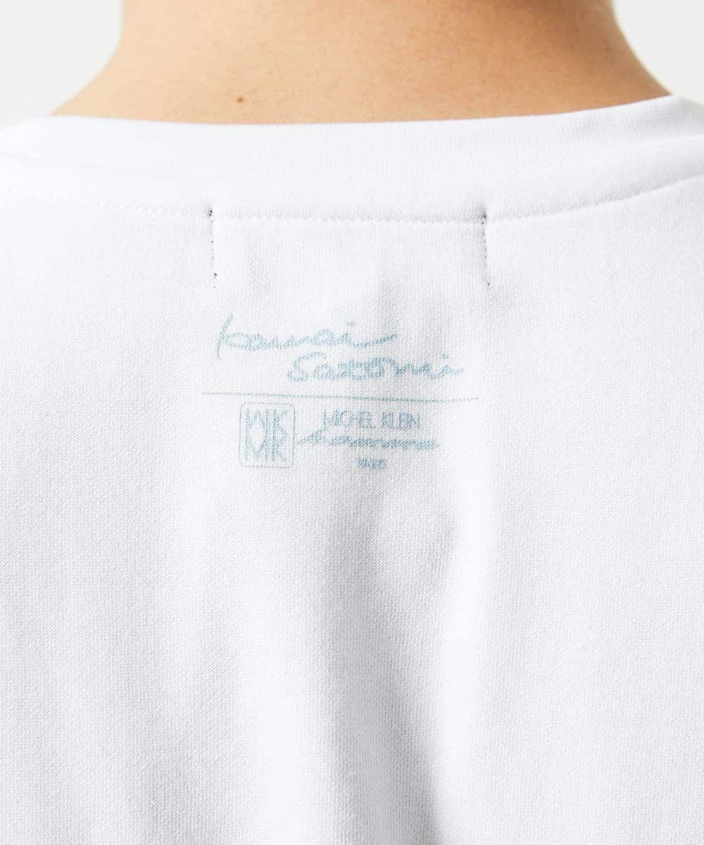 MKKGC28069 MK MICHEL KLEIN HOMME(MKミッシェルクランオム) 【カワイサトミ / コラボTシャツ】ANGRYプリント ホワイト