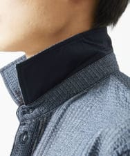 MKKGC32090 MK MICHEL KLEIN HOMME(MKミッシェルクランオム) ポロシャツ / ストライプサッカー ブルー