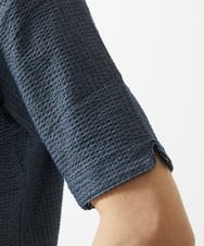 MKKGC32090 MK MICHEL KLEIN HOMME(MKミッシェルクランオム) ポロシャツ / ストライプサッカー ブルー