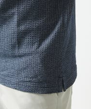 MKKGC32090 MK MICHEL KLEIN HOMME(MKミッシェルクランオム) ポロシャツ / ストライプサッカー ブルー