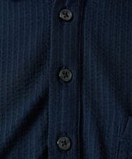 MKKGC32090 MK MICHEL KLEIN HOMME(MKミッシェルクランオム) ポロシャツ / ストライプサッカー ネイビー