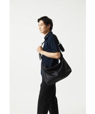 MKKGC32090 MK MICHEL KLEIN HOMME(MKミッシェルクランオム) 【洗える】ストライプサッカーポロシャツ  ネイビー