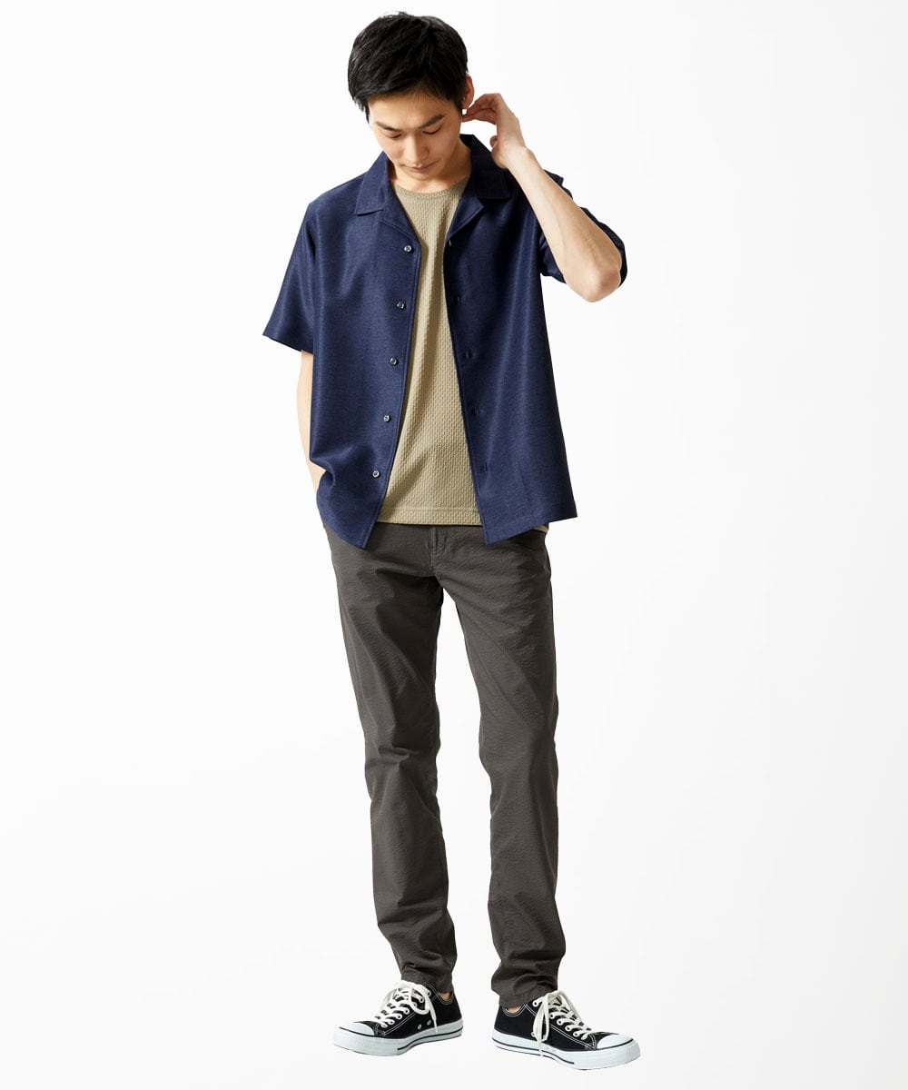 MKKGC56050 MK MICHEL KLEIN HOMME(MKミッシェルクランオム) Tシャツ / アンダーハイプ ベージュ