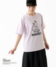 MKKGC84069 MK MICHEL KLEIN HOMME(MKミッシェルクランオム) 【洗える】ビンテージスヌーピーTシャツ  ピンク
