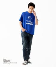 MKKGC84069 MK MICHEL KLEIN HOMME(MKミッシェルクランオム) 【洗える】ビンテージスヌーピーTシャツ  ブルー