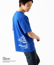 MKKGC84069 MK MICHEL KLEIN HOMME(MKミッシェルクランオム) 【洗える】ビンテージスヌーピーTシャツ  ブルー