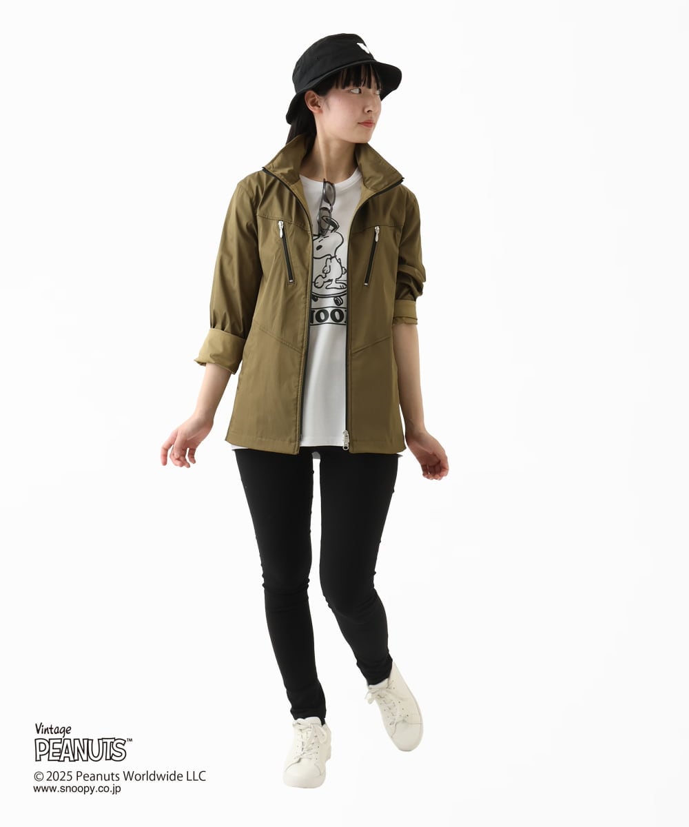 MKKGC84069 MK MICHEL KLEIN HOMME(MKミッシェルクランオム) 【洗える】ビンテージスヌーピーTシャツ  ホワイト