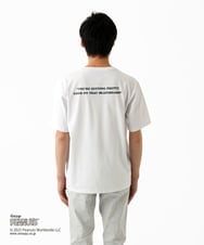 MKKGC84069 MK MICHEL KLEIN HOMME(MKミッシェルクランオム) 【洗える】ビンテージスヌーピーTシャツ  ホワイト