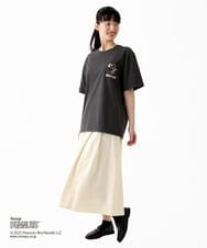 MKKGC84069 MK MICHEL KLEIN HOMME(MKミッシェルクランオム) 【洗える】ビンテージスヌーピーTシャツ  ダークグレー