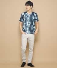MKKGJ31059 MK MICHEL KLEIN HOMME(MKミッシェルクランオム) カットソー／ソウガラタイダイ ブルー