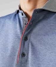 MKKGJ71069 MK MICHEL KLEIN HOMME(MKミッシェルクランオム) ポロシャツ／パリポロ ブルー
