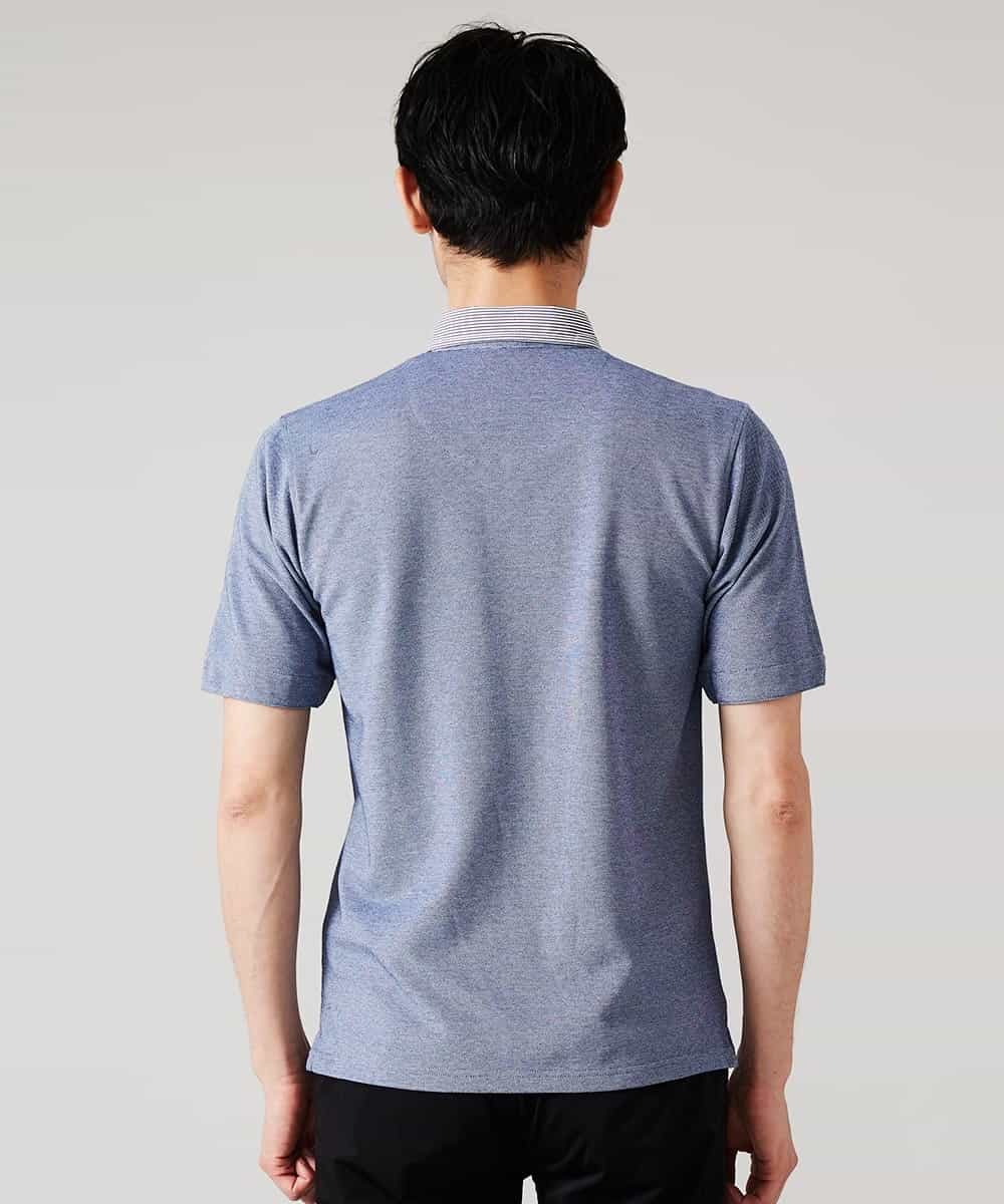 MKKGJ71069 MK MICHEL KLEIN HOMME(MKミッシェルクランオム) ポロシャツ／パリポロ ブルー