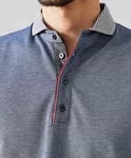 MKKGJ71069 MK MICHEL KLEIN HOMME(MKミッシェルクランオム) ポロシャツ／パリポロ ブルー