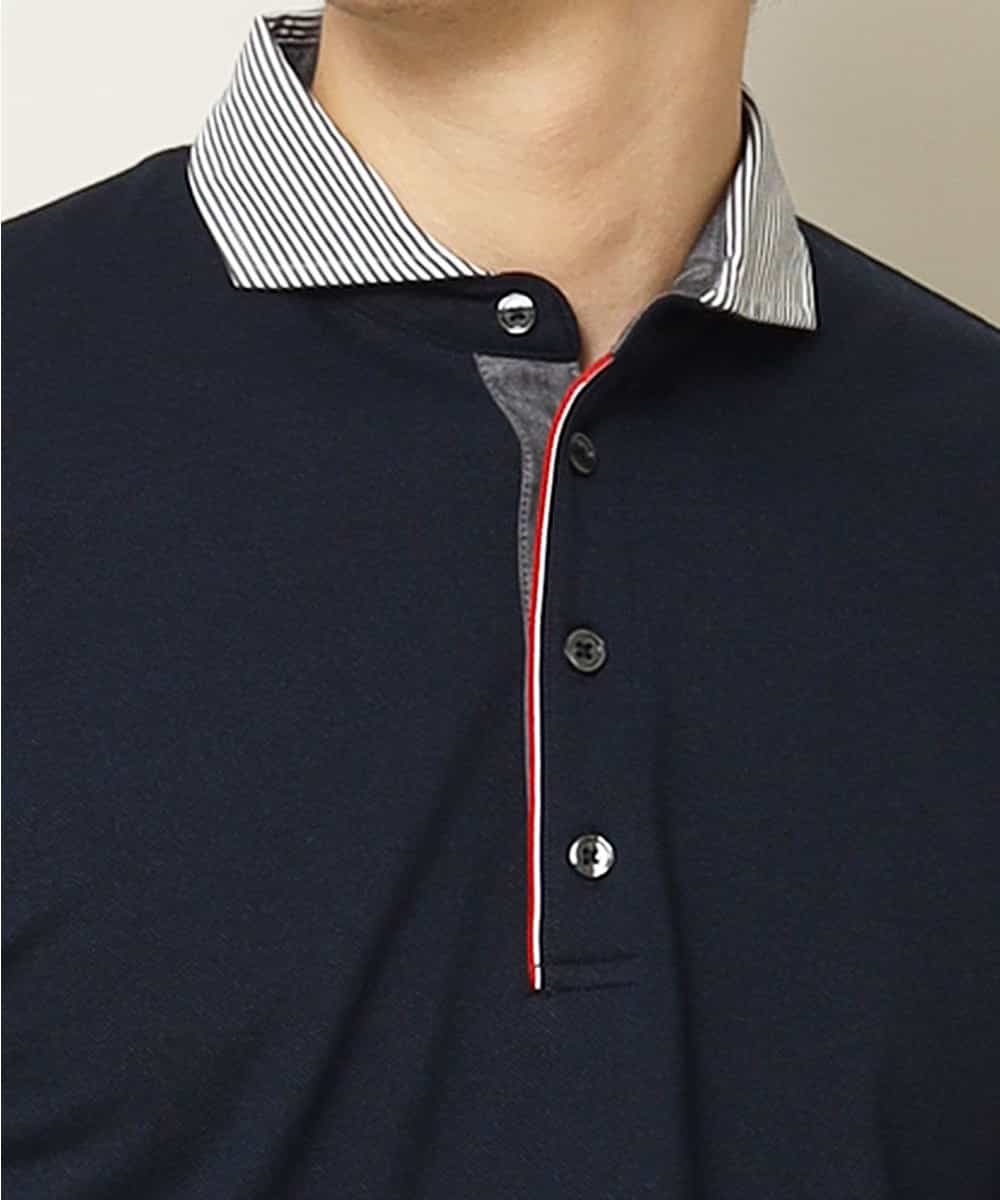 MKKGJ71069 MK MICHEL KLEIN HOMME(MKミッシェルクランオム) ポロシャツ／パリポロ ネイビー